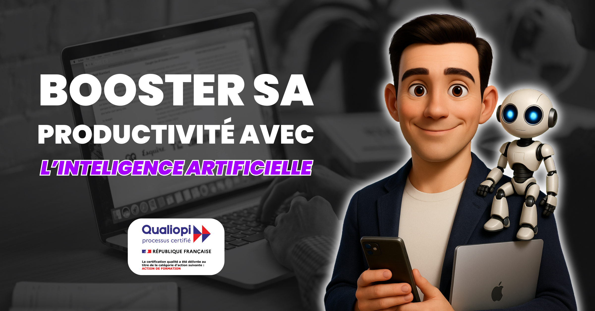 Booster sa productivité professionnelle avec l'IA formations post